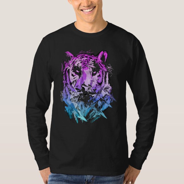 Tiger Animal Art Animal Lovers_2 T-Shirt (Vorderseite)