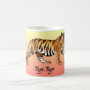 Tiger Animal Pattern Tasse