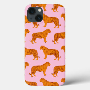 Tiger Animal Pink Modern Case-Mate iPhone Hülle