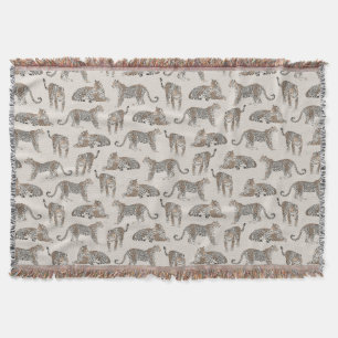 Tiger Animal Pink Modern Decke