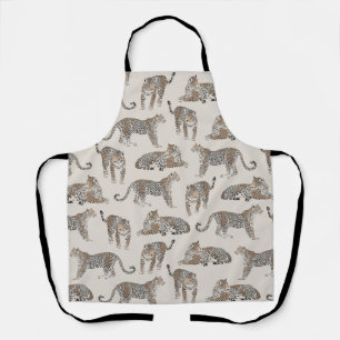 Tiger Animal Pink Modern Schürze
