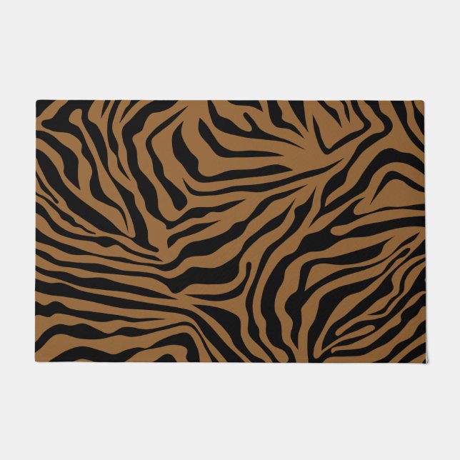 Tiger Animal Print Fußmatte (Vorderseite)