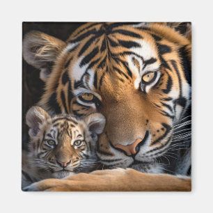 Tiger Animal Wild Beauty Freedom Wilderness Liebe Magnet
