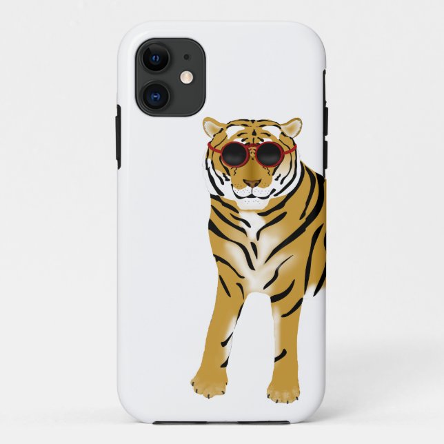 Tiger Apple iPhone 11 Fall Case-Mate iPhone Hülle (Rückseite)