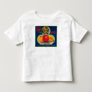 Tiger-Apple-Kiste LabelWatsonville, CA Kleinkind T-shirt