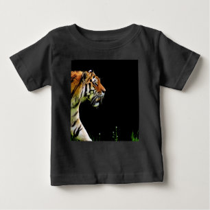 Tiger Approaching - Wildtierarbeiten Baby T-shirt