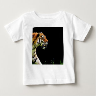 Tiger Approaching - Wildtierarbeiten Baby T-shirt