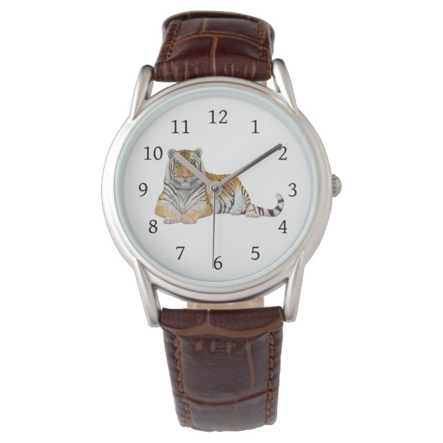 Tiger Armbanduhr (Vorderseite)