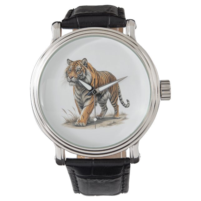 Tiger Armbanduhr (Vorderseite)