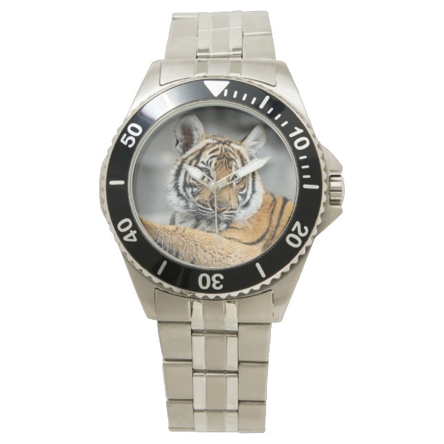 Tiger Armbanduhr (Vorderseite)