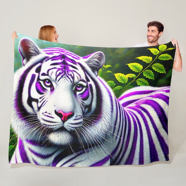Tiger Art Fleecedecke (Beispiel)