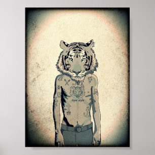 Tiger-Art Poster