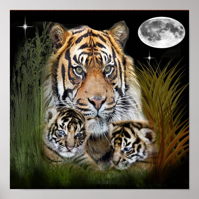 Tiger Art Poster (Vorne)