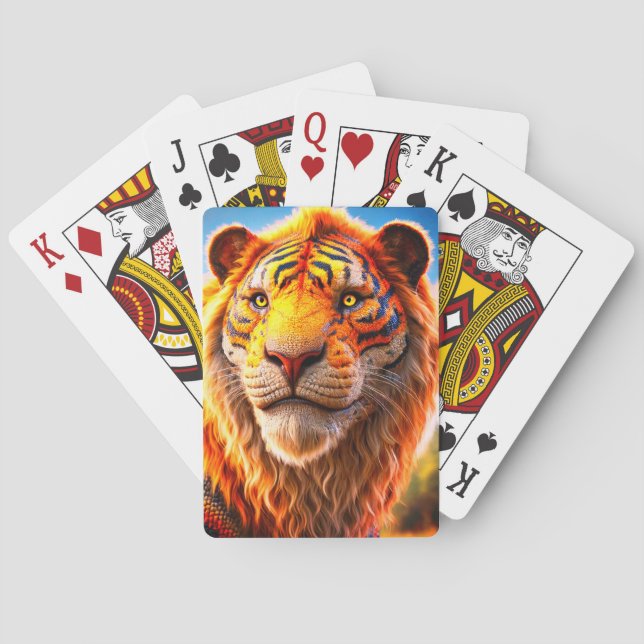 Tiger Art Spielkarten (Rückseite)