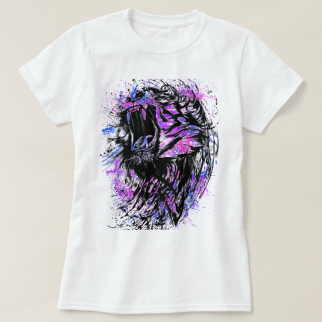 Tiger Art T-Shirt (Design vorne)