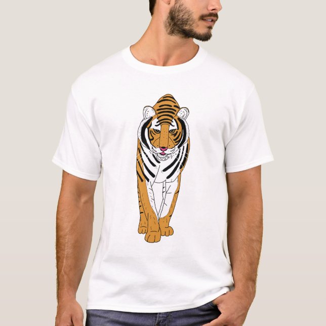 Tiger Art T-Shirt (Vorderseite)