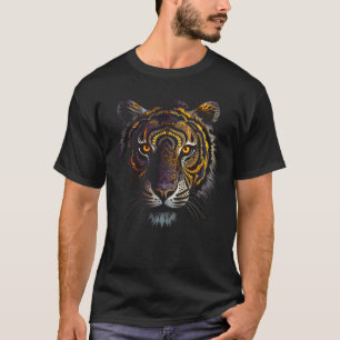 Tiger Artwork Mandala Animal Tiger T-Shirt