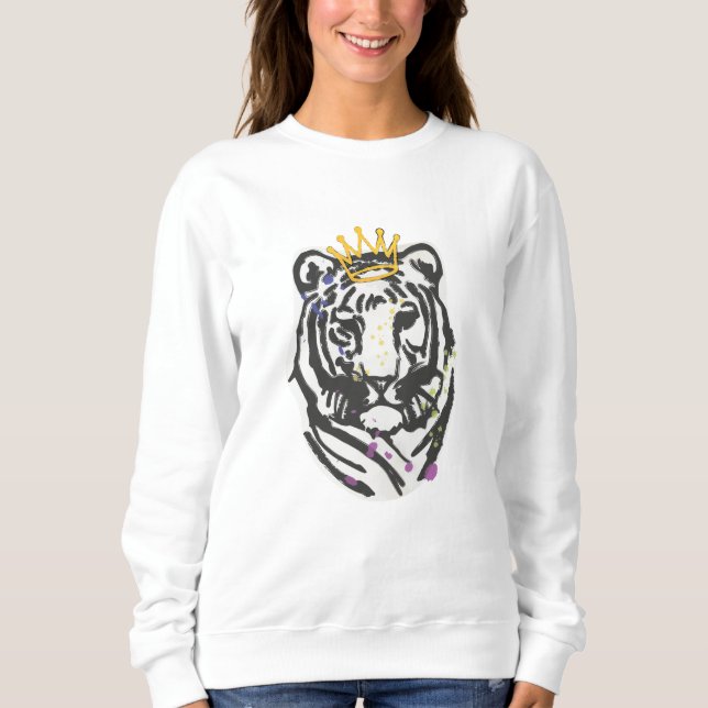 Tiger Artwork Sweatshirt (Vorderseite)