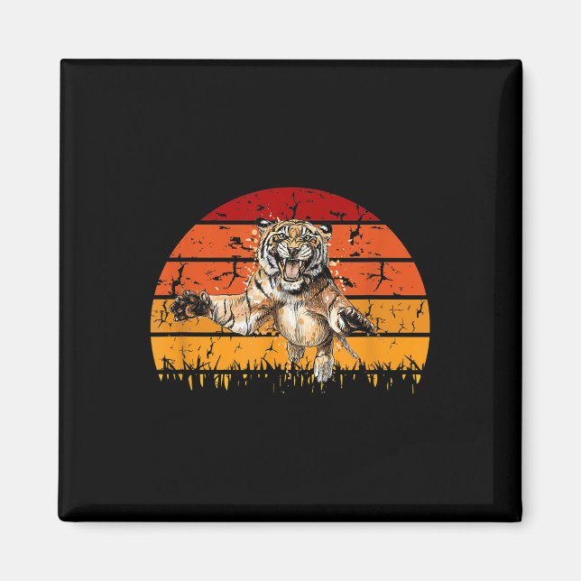 Tiger, Asien Tiger Umweltschutz, Tiger Magnet (Vorne)
