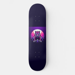 Tiger auf dem Berg Skateboard