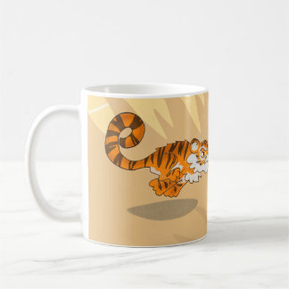 Tiger auf der Jagd Kaffeetasse