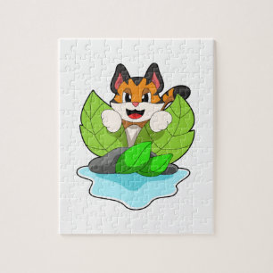 Tiger auf der Jagd Puzzle