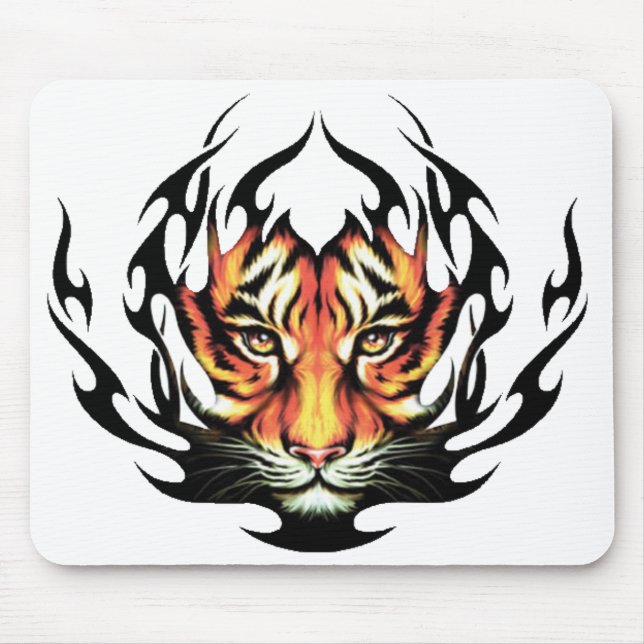 Tiger-Auflage Mousepad (Vorne)