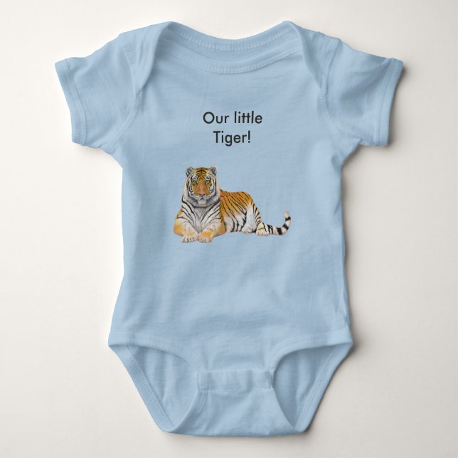 Tiger Baby Bodysuit Baby Strampler (Vorderseite)