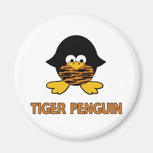 Tiger Baby Penguin Magnet