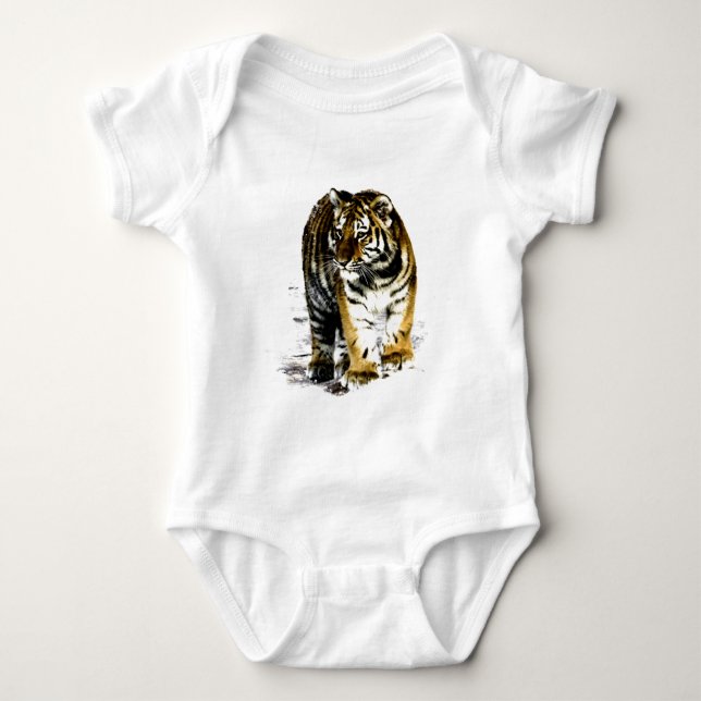 Tiger Baby Strampler (Vorderseite)