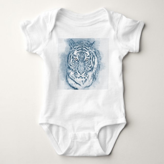 Tiger Baby Strampler (Vorderseite)