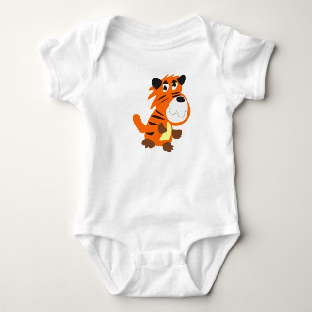 Tiger Baby Strampler (Vorderseite)