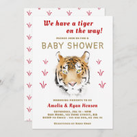 Tiger Baby Watercolor 2022 Kinderdusche