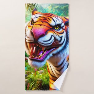 Tiger Badehandtuch