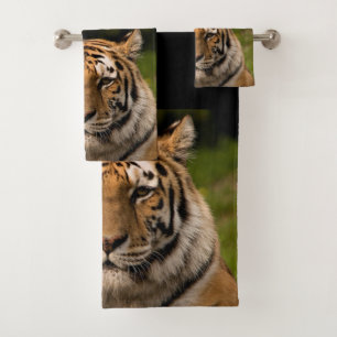 Tiger-Badezimmer-Tuch-Set Badhandtuch Set