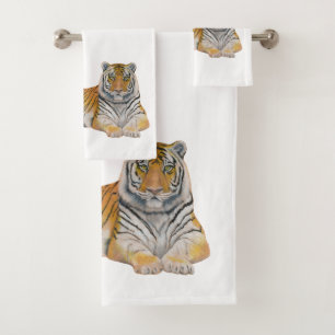 Tiger Badhandtuch Set