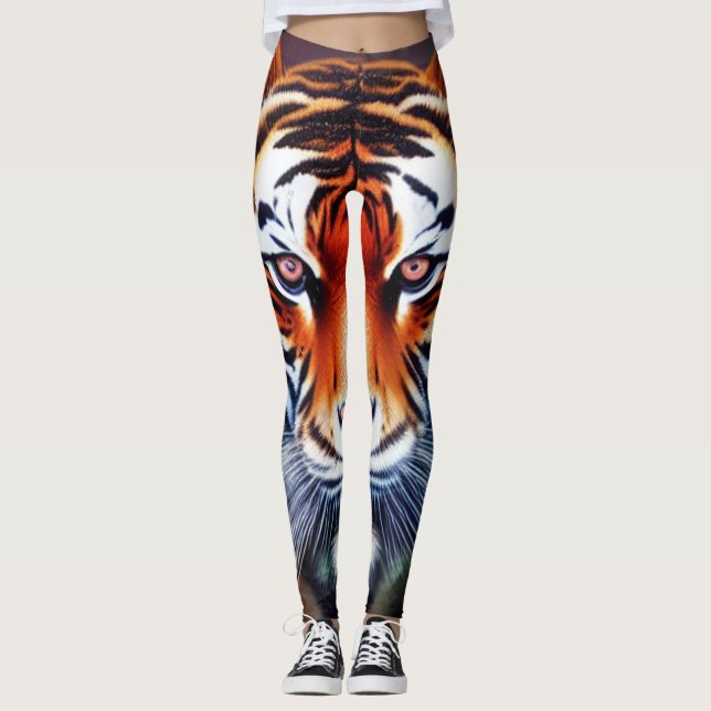 Tiger Bait All-Over-Print-Leggings Leggings (Vorderseite)