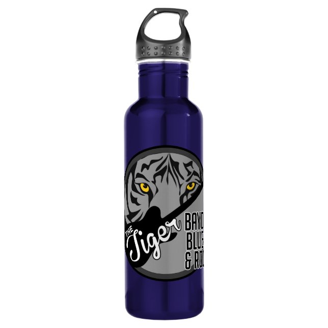Tiger Bayou Blues & Rock Water Flasche Edelstahlflasche (Vorderseite)