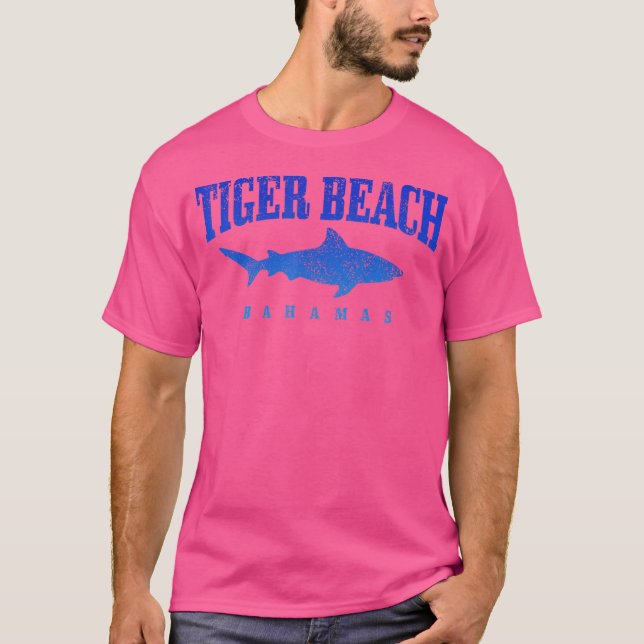 Tiger Beach Bahamas Scuba Diver Shark Diving T-Shirt (Vorderseite)