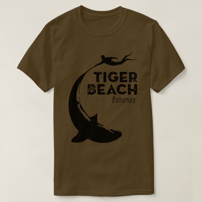 Tiger Beach Bahamas T-Shirt (Design vorne)