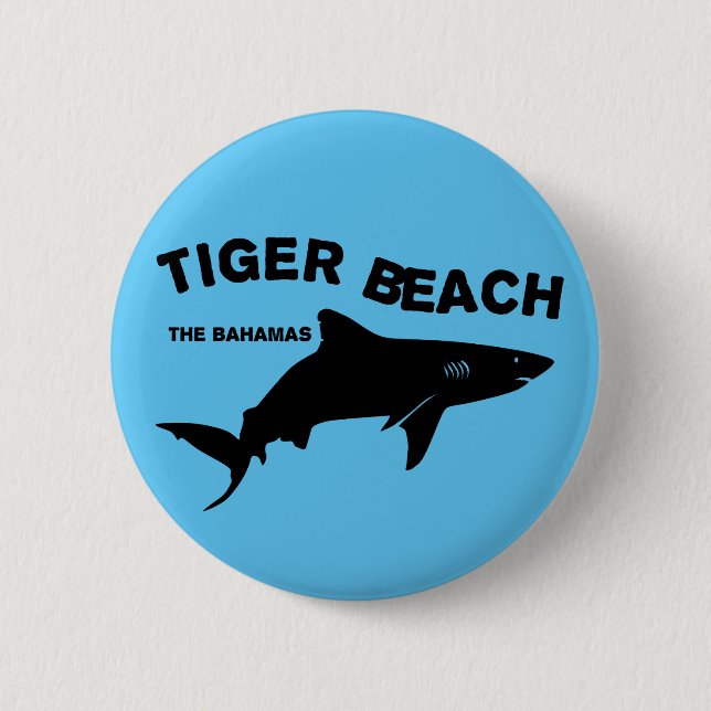 Tiger Beach - Die Bahamas | Tauchen mit Haien Button (Vorderseite)