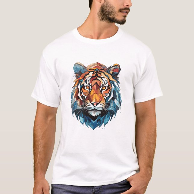 Tiger Beast Animal World Wildlife Beauty Discovery T-Shirt (Vorderseite)