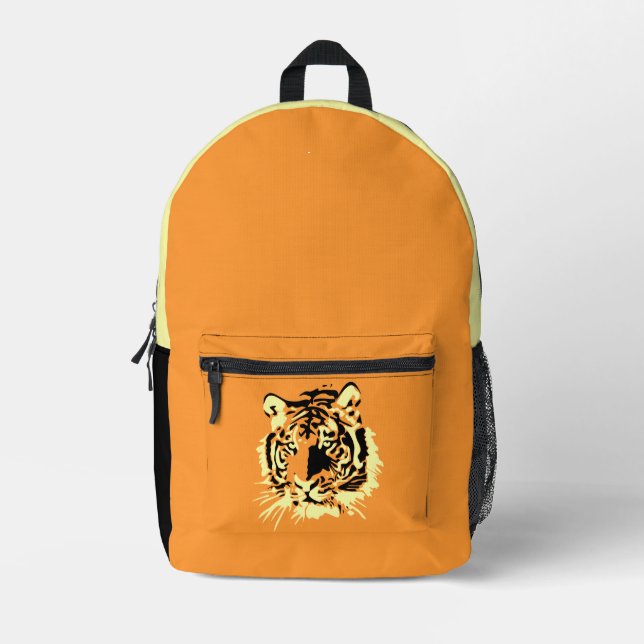 Tiger Bedruckter Rucksack (Vorderseite)