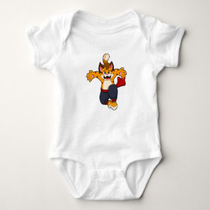 Tiger bei Martial Arts Karate Baby Strampler
