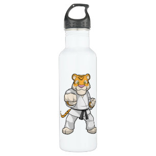 Tiger bei Martial Arts Karate Edelstahlflasche