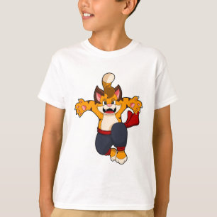 Tiger bei Martial Arts Karate T-Shirt