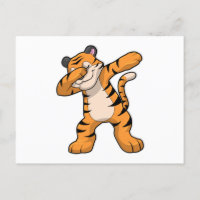 Tiger beim Hip Hop Dance Dab