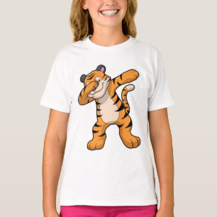 Tiger beim Hip Hop Dance Dab T-Shirt