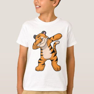 Tiger beim Hip Hop Dance Dab T-Shirt