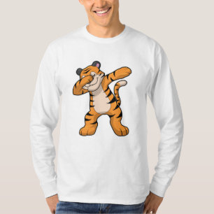 Tiger beim Hip Hop Dance Dab T-Shirt